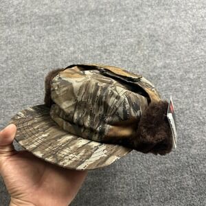 Realtree Hat Trapper Fitted Mens X-Large Brown Camo Thinsulate Ear Flap Hunting